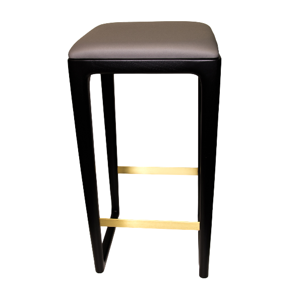 OIBV_UB600348 B111 Stool / OIP Black Leather